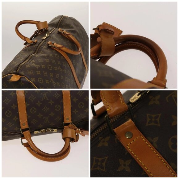 LOUIS VUITTON Monogram Keepall 60 Boston Bag M41422 LV Auth 136677 - Picture 16 of 16